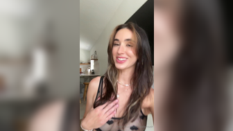 Natalie Roush In Seethough Bra Showing Horny Nipples Onlyfans Video