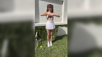 Riley Reid Naughty Tennis Player Flash Her Tits For Distraction Onlyfans Video