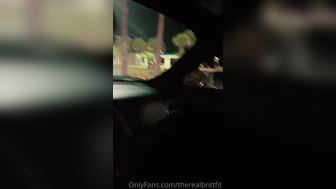 Therealbrittfit Sucking Her Date In Car Onlyfans Video