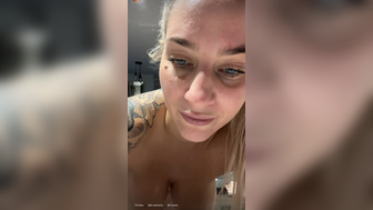 Ebanie Bridges Nude Tits Slipping On Livestream Leaked Video