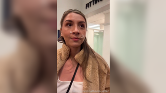 Mathemakitten Public Dressing Room Blowjob And Facial Porn Leak