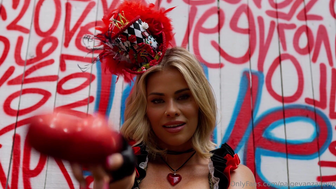 Paige Vanzant Alice In Wonderland Cosplay Puffed Pussy Slips Teasing Leak