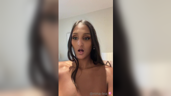 Nina Lea Fucking Her Hairy Pussy Solo Onlyfans Sex Video