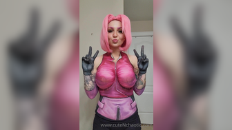 Alientrashkitty Washing Her Cosplay Paint In Shower Full Naked Onlyfans Sex Tape