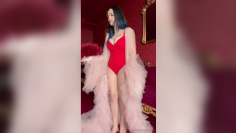 Sofiiiagomez Stripping Off Red Dress Onlyfans Full Leak Video